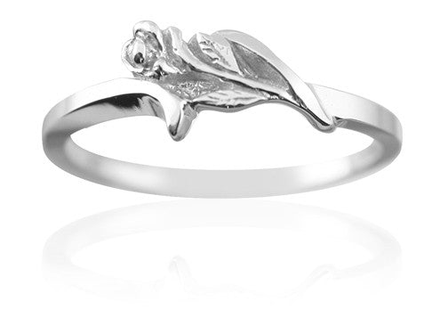 Purity Ring for Girls Devoted Rose in Sterling Silver - PurityRings.com