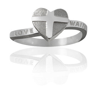 Girls Purity Ring - Everlasting Heart in Sterling Silver - PurityRings.com